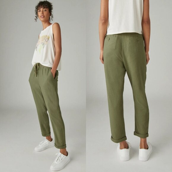 Lucky Brand Pants - Lucky Brand Olive Ankle Pants